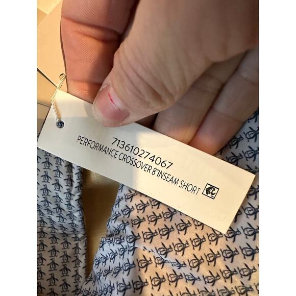 NWT Penguin by Munsingwear Nylon Stretch Performance Crossover Shorts Size 34 - Picture 5 of 7